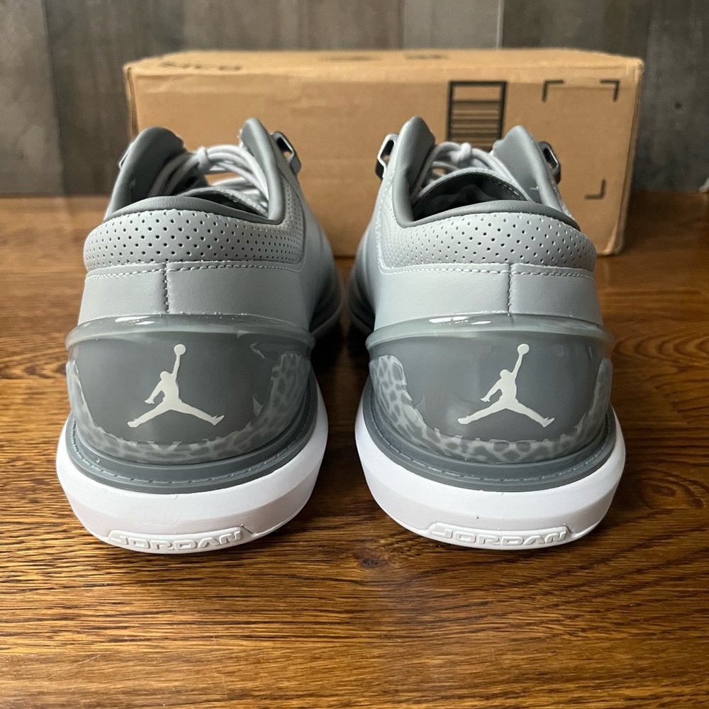 Nike Air Jordan ADG 4 Wolf Smoke Grey White Golf Shoes DM010-010 Sz Mens - Picture 3 of 8